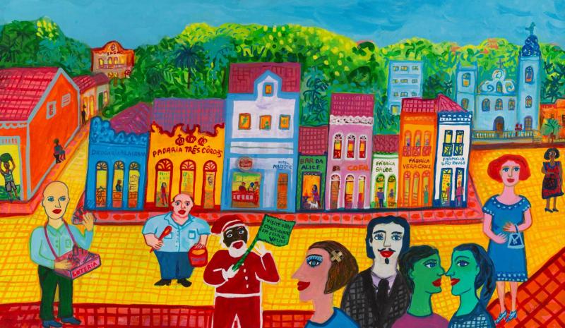 RUA DO COMÉRCIO. Obra de Lula Nogueira, from the Cordel collection