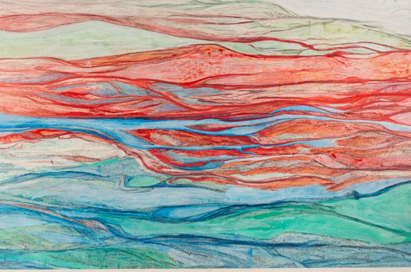 Eva Le Campion 111 x 169 cm Acrílico sobre Canvas, from the Cordel collection