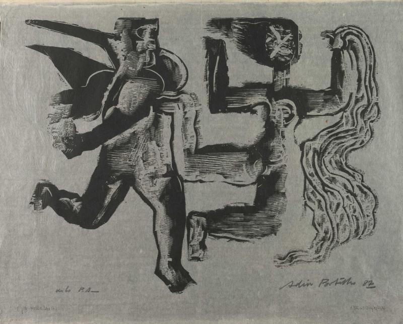 Xilogravura de Adir Botelho na coleção Cordel