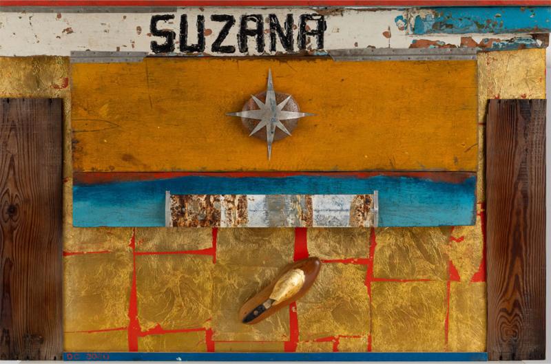 Dalton Costa 73 x 110 cm Assemblage, from the Cordel collection