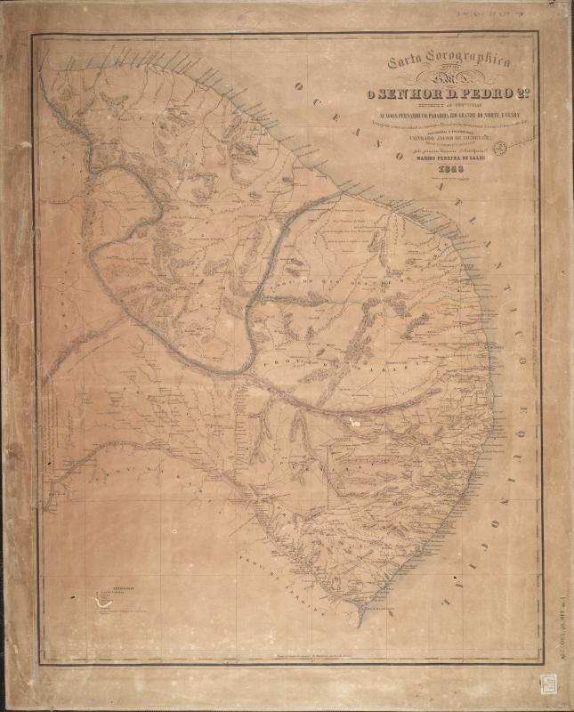 Carta geográfica do Senhor de Pedro II, from the Cordel collection