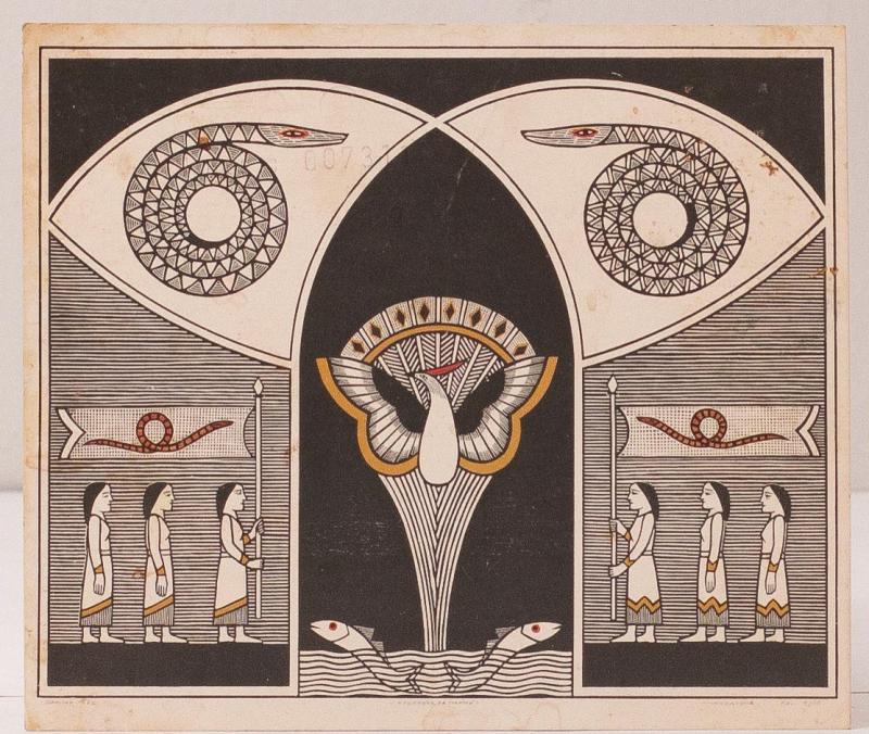 Cordel ilustrado sobre temas populares da cultura brasileira