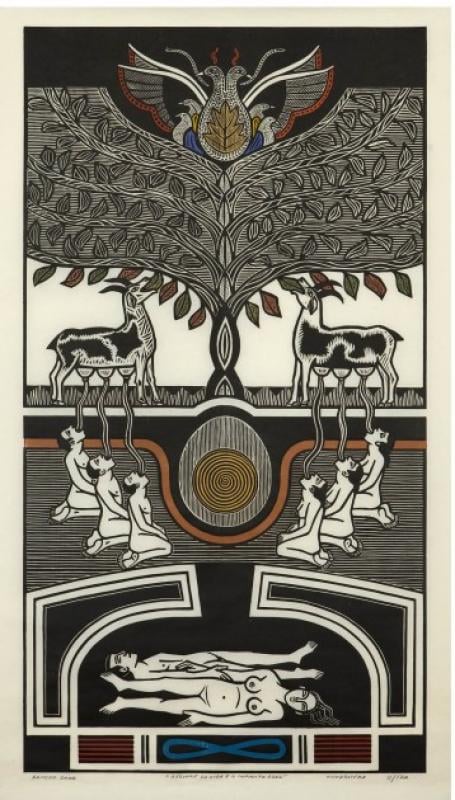 Xilogravura de Gilvan Samico - Cordel Samico 6 Grande