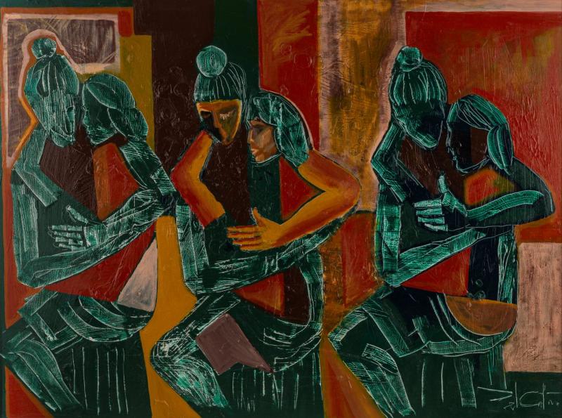 3 ABRAÇOS VERDES. Obra de Pedro Caetano, from the Cordel collection