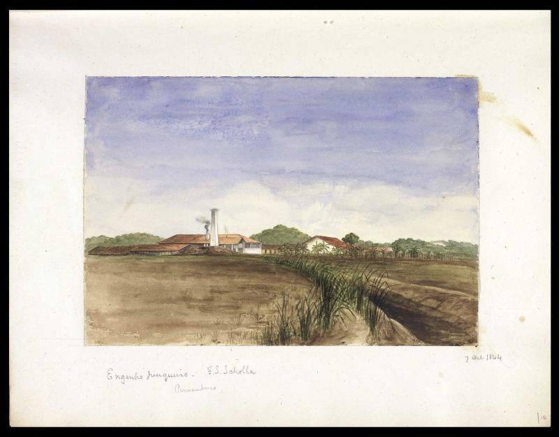 Cordel — Cordel cover — engenho de açúcar, paisagem rural — 1914 #79