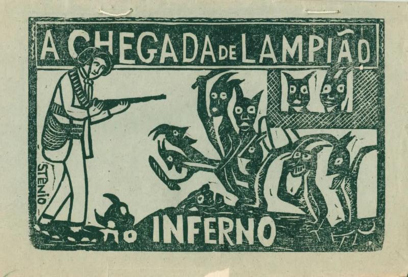 A Chegada de Lampião no Inferno - Cordel