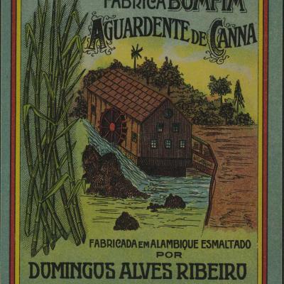 Rótulo de aguardente de cana da Fábrica Bomfim, from the Packaging collection