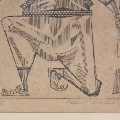 Aldemir Martins (1922 - 2006), FIGURA ESTILIZADA, by Aldemir Martins, from the Packaging collection