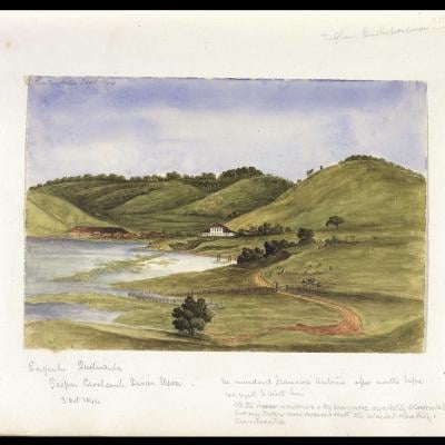 Paisagem do Rio com Montanhas e Casa em Fundo, from the Engraving collection
