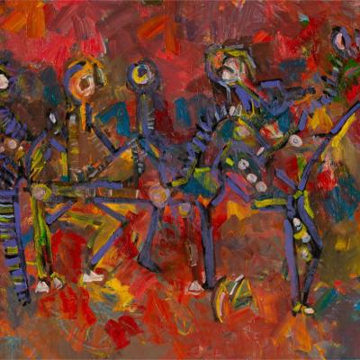 CAVALOS ESTRANGEIROS. Obra de Pedro Cabral, from the Art collection