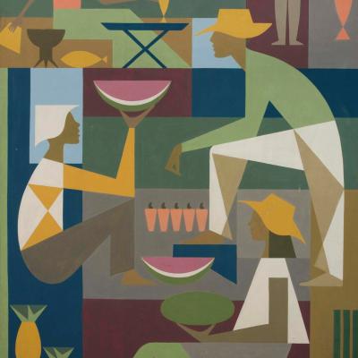 Lula Cardoso Ayres (Brazilian 1910 - 1987) , Folclore 2, by Lula Cardoso Ayres, from the Art collection