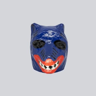 Máscara Cabeça La Ursa Azul, by Mestre Julião, from the Objetos collection
