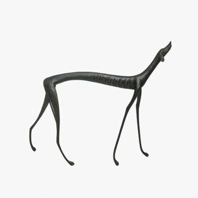 Escultura Cachorro em Madeira - Marcos de Sertânia, by Marcos de Sertânia, from the Objetos collection