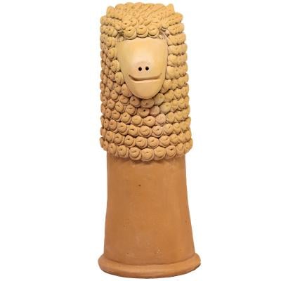 Escultura Carranca Leão em Cerâmica 35cm, by Nuca, from the Objetos collection